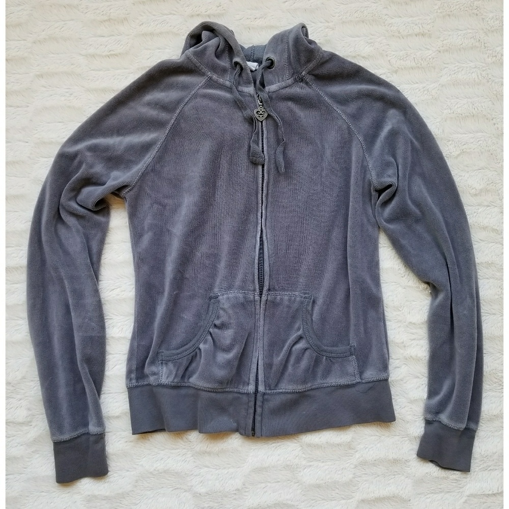 Grey zip up jacket